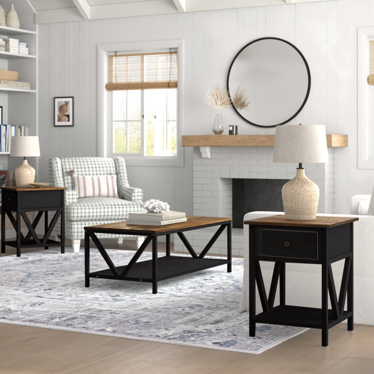 3 Piece Living Room Table Set